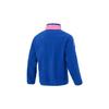 adidas Colorblock Stripe Sports Casual Stand Collar Knit Jacket for Men, Blue