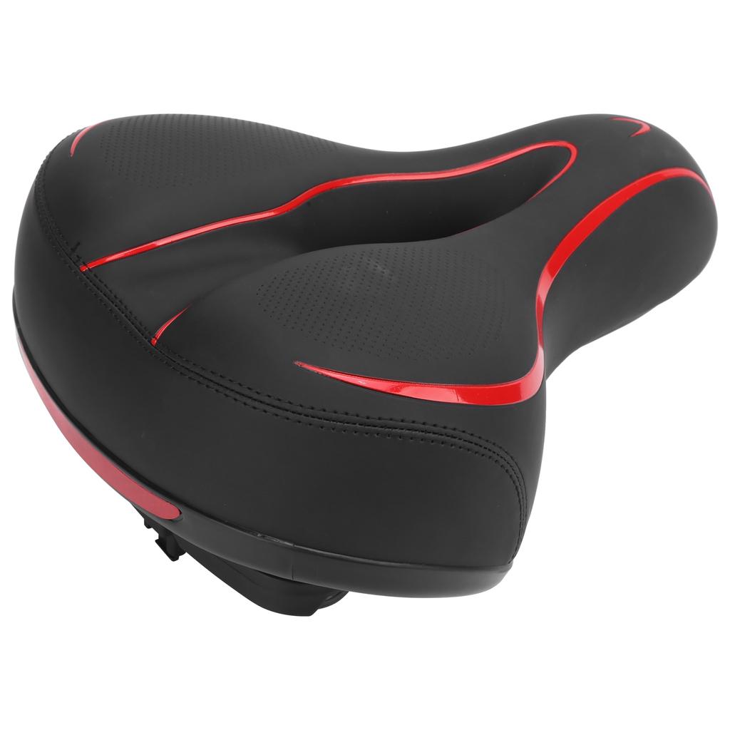 Comfort Bike Seat Cover Shock Absorption Bicycle Saddle Cushion Pad with Reflective Strip