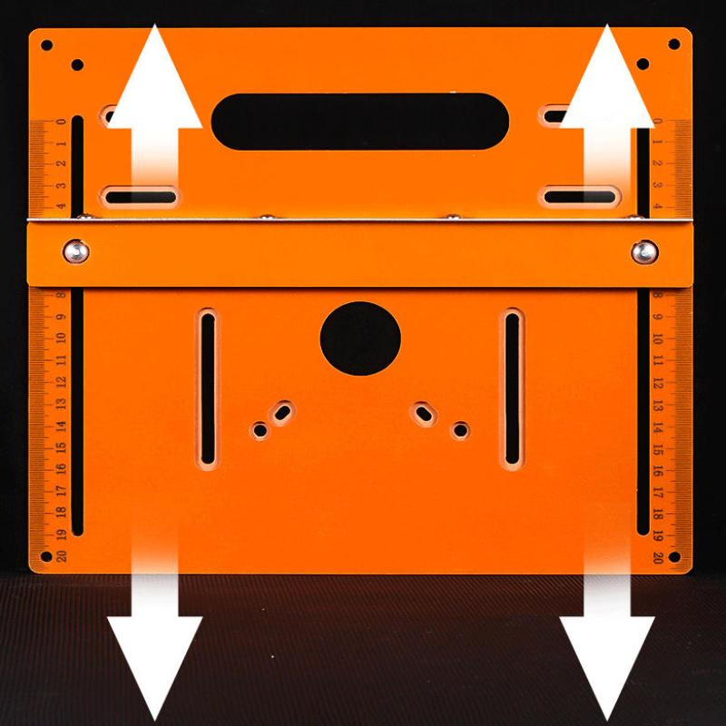 1 Set Adjustable Durable Precision Can Be Chamfered At 45° Angle Electric Saw Base Plate Tool Woodworking Cutting Machine Base