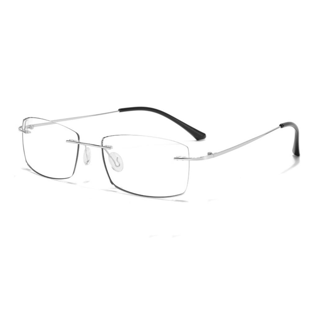1 Einfache randlose Svener Business Ultraleichte flache Brille Vielseitige und uneingeschränkte dekorative Brille