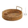 Imitation Rattan Storage Basket Fruit Basket Snack Tray Refreshment Tray Candy Box Dried Fruit Plate Fruit Plate Storage Box
