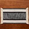 Cotton and linen style placemat tassel color matching woven table flag American country farmhouse holiday party decoration table mat