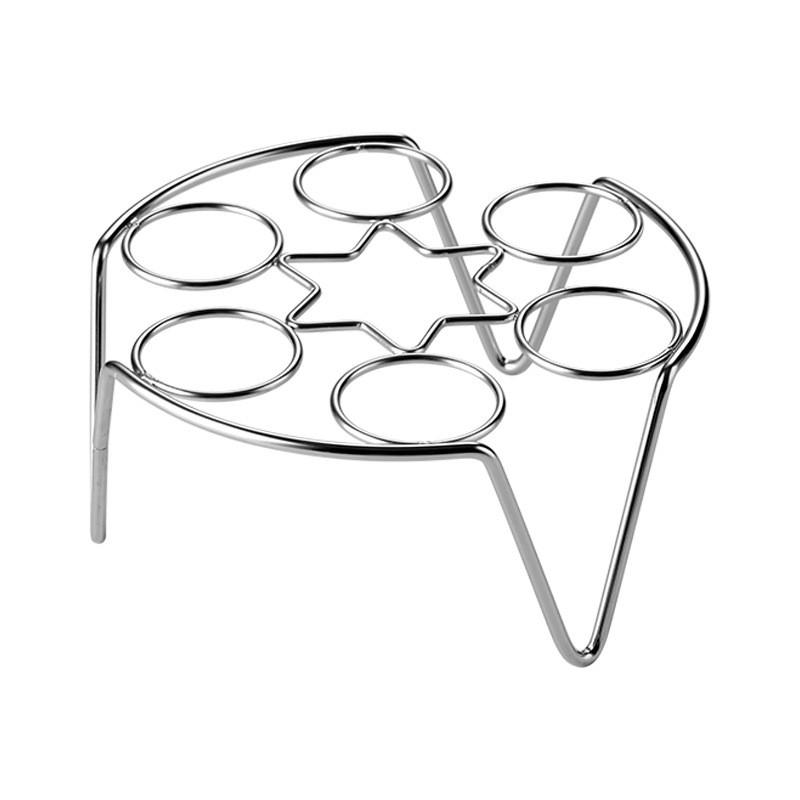 Stainless Steel Steaming Pot Steamer Egg Rack Kitchen Organizer For Home Cooking