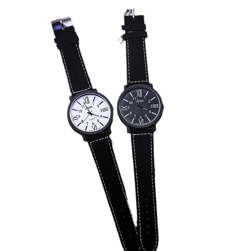 Tfboys Wang Junkai Schwarzweiß Unisexuhr für Ober- und Mittelschüler