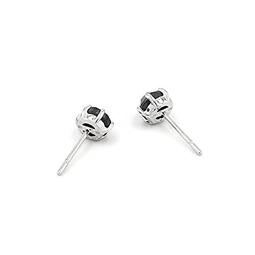 ESTELLE Black Diamond 18K White Gold Earrings (0.5ct) 0212-1471-0011-0000