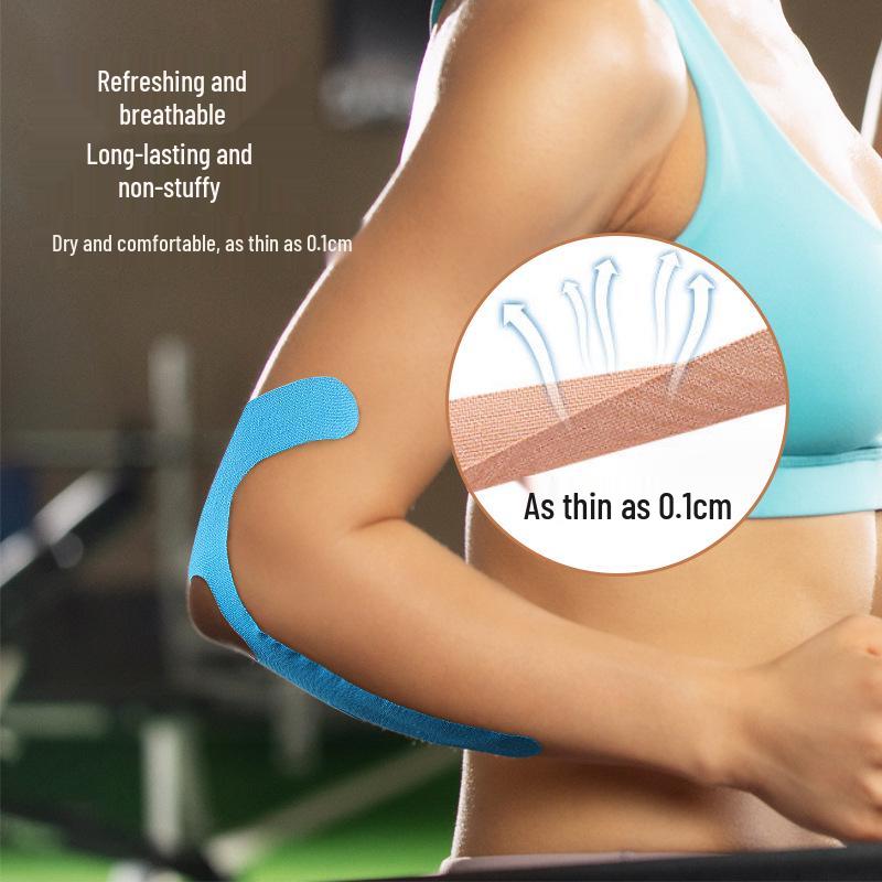 Pre-Cut Elastic Kinesiology Tape: Breathable Muscle Support for Elbow Fitness