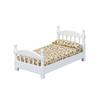 Wooden Dollhouses Small Bed With Country Style Design Ideal For 1:12 Scale Small Rooms
