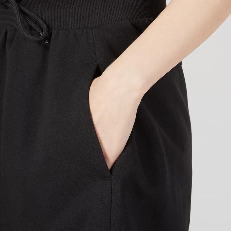 Puma Color Sólido Cordones Transpirable Running Fitness Entrenamiento Falda Casual Faldas Mujer Negro 677126-01