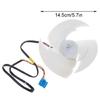 12V 4Pin Refrigerator Cooling Fan Motor Cooling Fan Replacement Part for EAU65058515 EAU65058313 EAU63103001 EAU65058