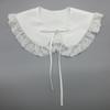 Vintage Detachable False Collar White Lace Female Necklace Fashion Fake Collar  Versatile Use