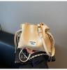 2025 New Spring Shoulder Bag Women's Shoulder Messenger Bag Niche Versatile Bucket Bag Premium Bag