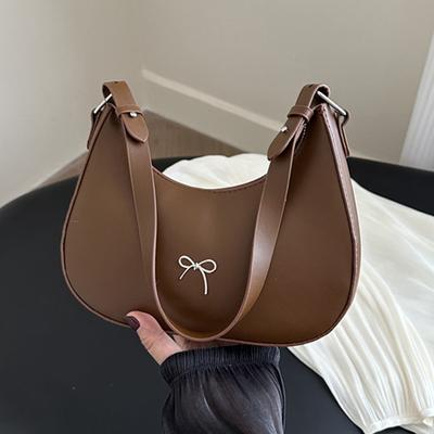 Sac d'aisselle Femme S Nouveau Sac Bandoulière Sac Croissant Décontracté Sac à Bandoulière