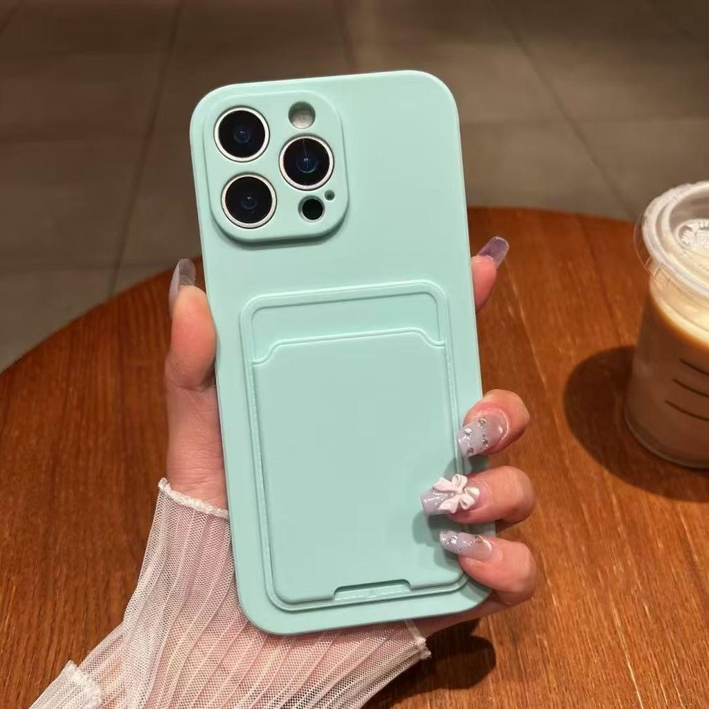Etui na telefon For Honor 400 Smart G z miejscem na karty, portfelem, uchwytem, do Huawei Honor400 Smart X7d 4G, matowe, miękkie silikonowe, ochrona tyłu