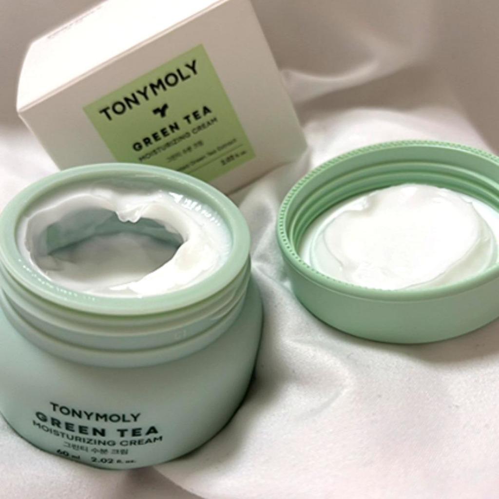 TONYMOLY Green Tea Moisturizing Cream 60ml/100ml Skin Care