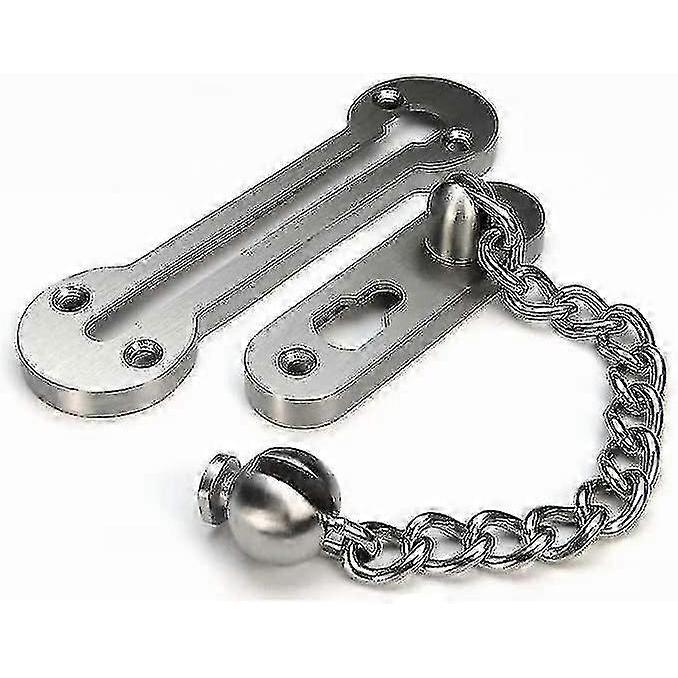 Solid 304 Stainless Steel Extra Thick Door Chain Security Sliding Chain Chain For Entry Door - RIpj