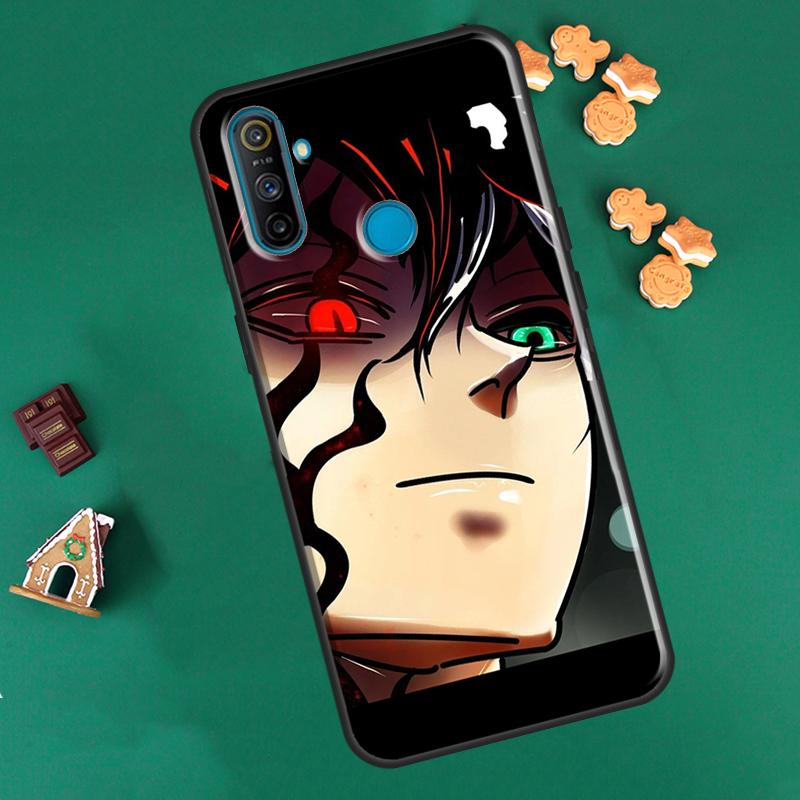 Anime Schwarzklee Für OPPO Realme 8 Pro 8i 9i GT Neo2 Master C21 Fall Für OnePlus 10 9 Pro Nord2 8T 9R Coque
