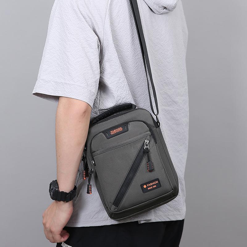 Men's Shoulder Bag Oxford Handbag Multi-compartment Commuter Crossbody Bag