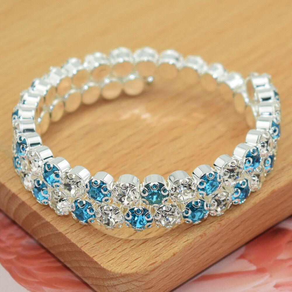 

Новый свадебный браслет на руку из страз AB, сценическое хрустальное украшение