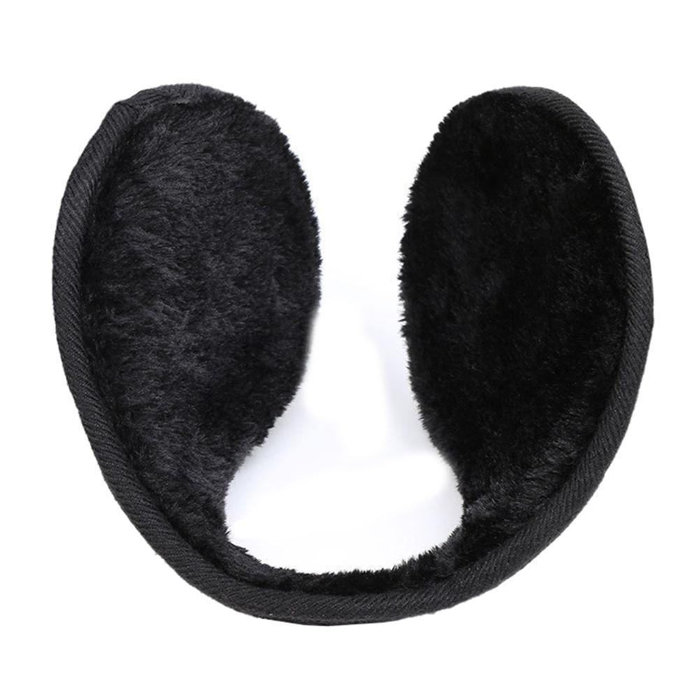 

Утолщенные выдвижные наушники флисовая грелка для ушей теплая плюшевая ткань накладки на уши чехол наушники грелки для ушей грелка для ушных раковин защита ушей чёрный