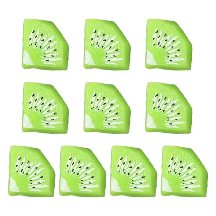 10PCS Colorful Fake Fruit Blocks Double Side Decorative Artificial Fruit Model