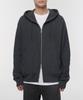 MUSINSA STANDARD Ribbed Knit Hooded Zip-Up [Medium Gray]
