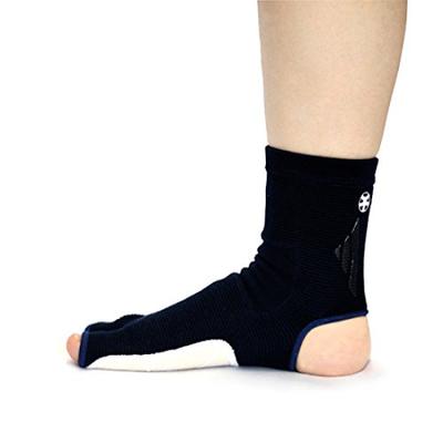 Kendo Supporter Tendon Guard Right M Ankle/Achilles (Canvas Sole) (Navy (for Foot), (Circumference 23-29cm))