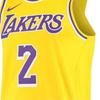 Nike NBA Player Edition Team Limited Basketball Jersey, Lakers, Lonzo Ball, No. 2 Men Tops Yellow AA7265-728