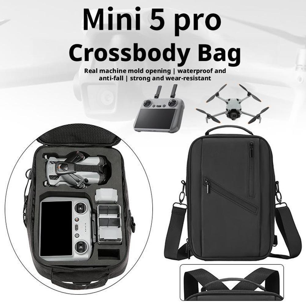 For DJI MINI 5 Pro Bag Storage Case Backpack Messenger Chest Bag Portable Fashion Box Shoulder Bag Accessories