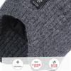 Winter Knitted Hat Warm Plush Earflaps Thickened Wool Cap Windproof Thermal Ear Protection Breathable Women Men Ski Skull Cap