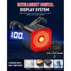 Bike Tail Light with LED Display Screen, USB-C Rechargeable 6 Light Modes, IP55
