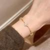 Elegant Zircon Flower Pendant Bracelet - Luxurious, Exquisite, Niche Jewelry for Women