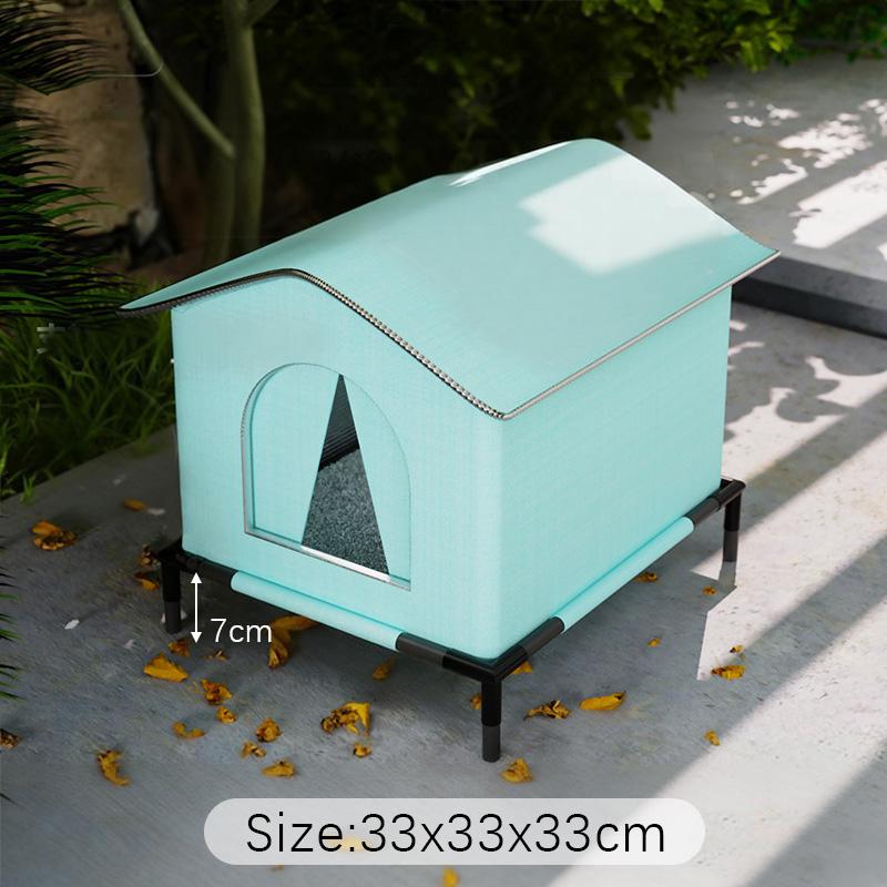 Indoor /Outdoor Waterproof Warm Cat Dog House, Winter Outdoor Stray Pet Cave Bed, Foldable Small Dog Puppy Sleeping Bag