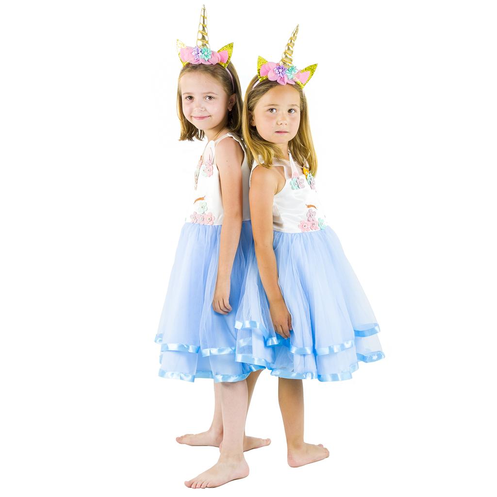 Unicorn costume for a carnival ball, Pegasus girl's carnival costume. Unicorn costume for a girl, size 120.