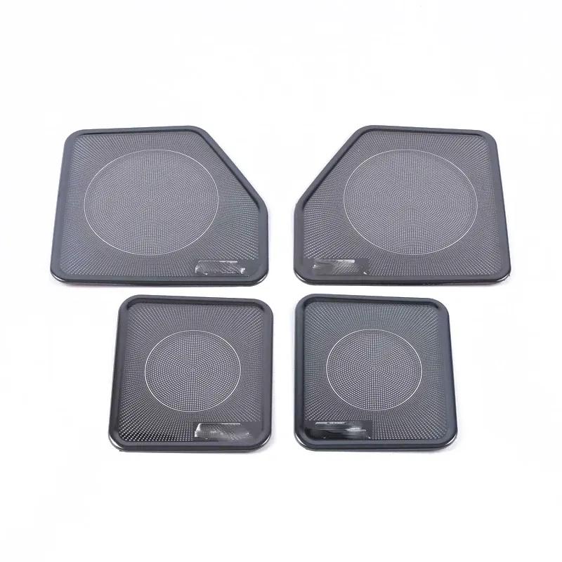 ABAIWAI For Ford F150 F-150 2015- Steel Car 4 Door Audio Speaker Loudspeaker Frame Horn Decoration Cover Trim Interior