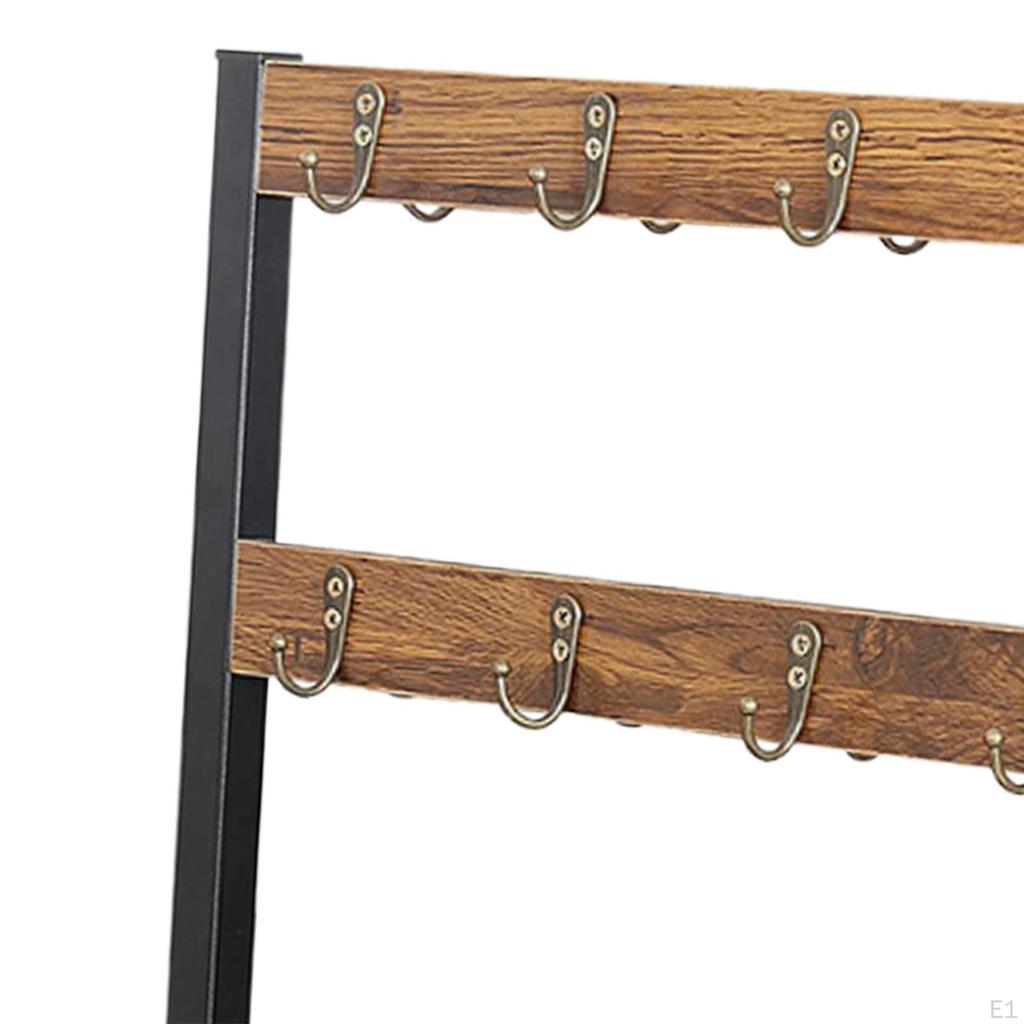Coffee Mug Holder 2 Tier Tree Rack Versatile Counter Display Storage Station Bar
