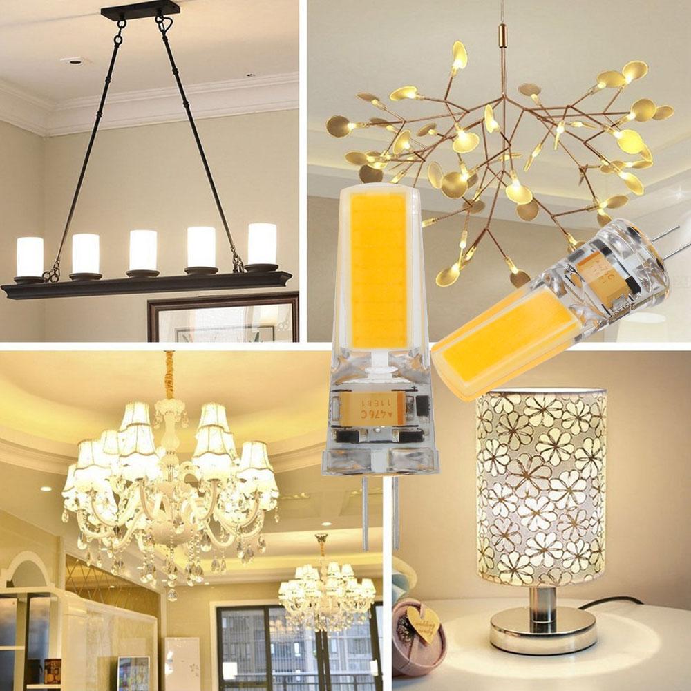 Dimmbare Mini G4 G9 LED-Lampe AC/DC Dimmung 12V 220V 3W 6W COB Beleuchtung Lichter ersetzen Halogenlampen