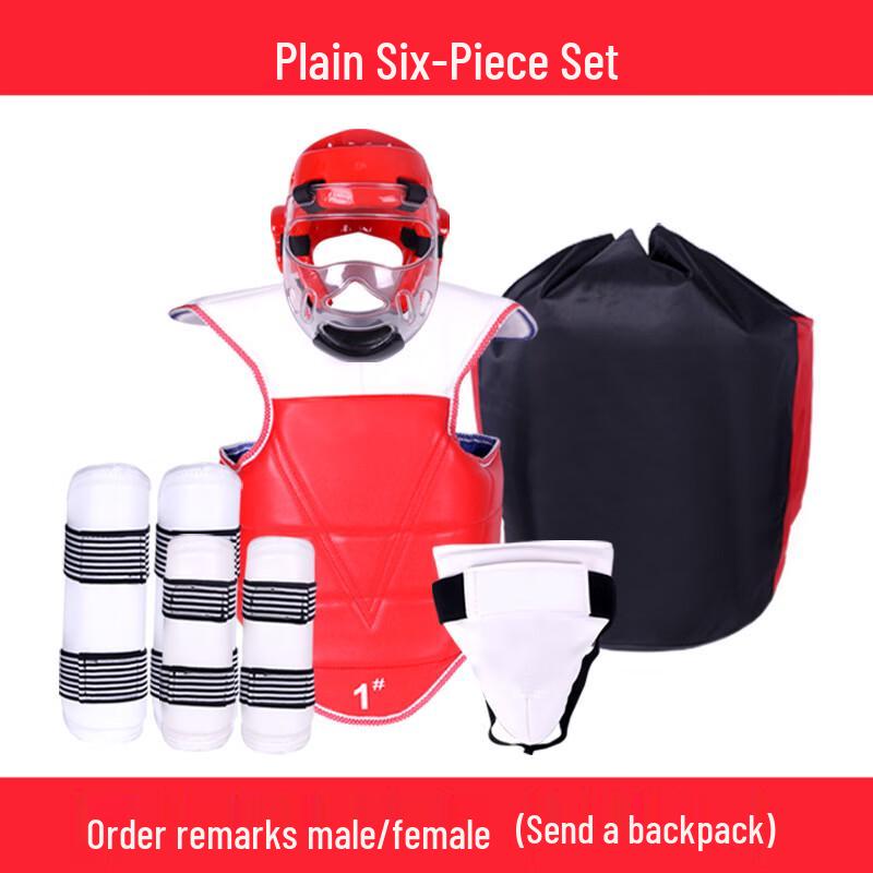 Junshi Taekwondo Competition Training 6-Piece Protective Gear Set