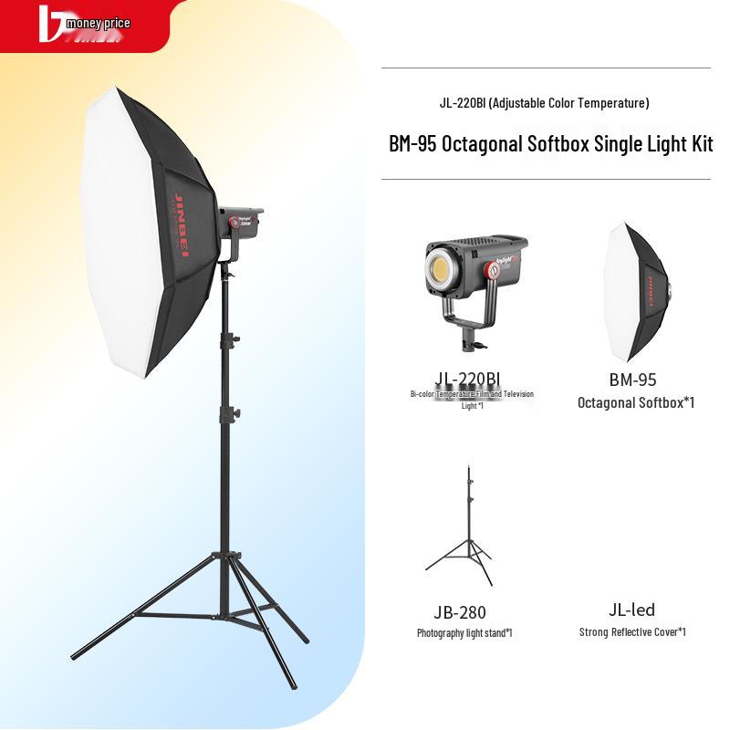 JINBEI JL-220BI 220W Bi-Color Continuous LED Studio Light Kit
