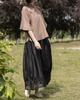 Elegantes Sommerhemd für Damen im Retro-Chinesischen Stil mit Stehkragen und Froschknöpfen, Mittellanges Baumwoll-Leinen-Oberteil.