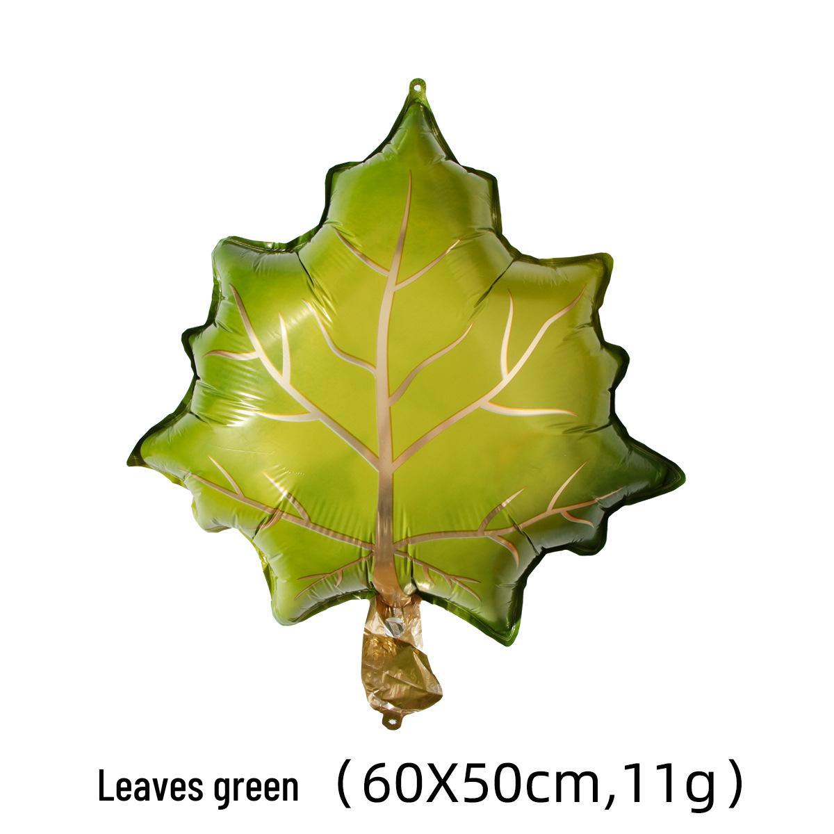 

Фольгована повітряна куля у формі листка для прикраси вечірки до Дня подяки