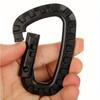 1Pc Durable Backpack Buckles, Carabiner Plastic Hooks, D Shape EDC Gear for Outdoor Camping