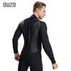 OUZO 3mm Diving Suit Men's Long-sleeved One-piece Thickened Warm Surfing Swimming Snorkeling