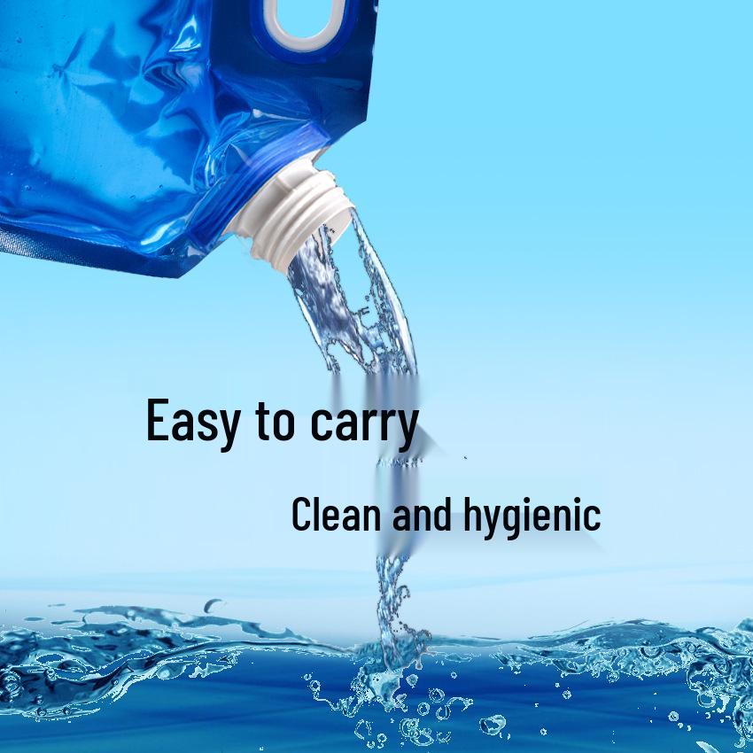 Large Capacity Portable Folding Water Storage Bucket for Outdoor Sports and Camping
