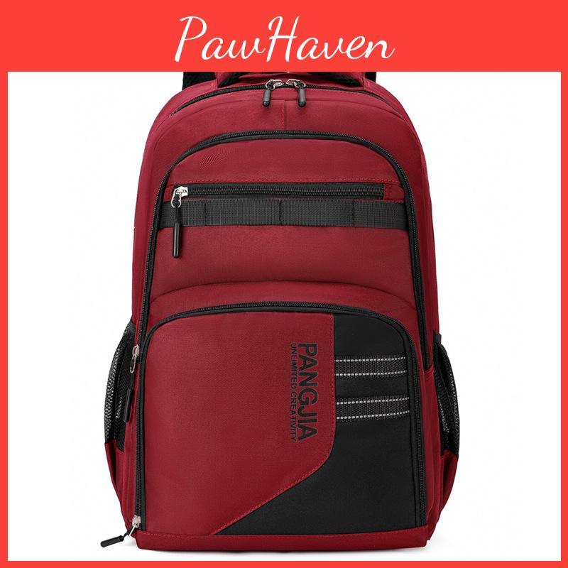Large Casual Nylon Capacity Backpack With Letter Print Designs For Students