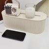 Desktop Cable Organizer Management Box, with Cover, Power Strip And Electrical Fireproof Cord Box Organizer, for Home Office Wire Storage
