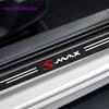 4pcs Carbon Fiber Car Door Sticker For Ford Smax Cmax Bmax Auto Threshold Decoration