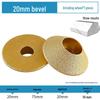 Stone Edge Grinding Wheel for French Edge Granite & Marble Tile - Trimming, Rounding, and Grooving with Angle Grinder