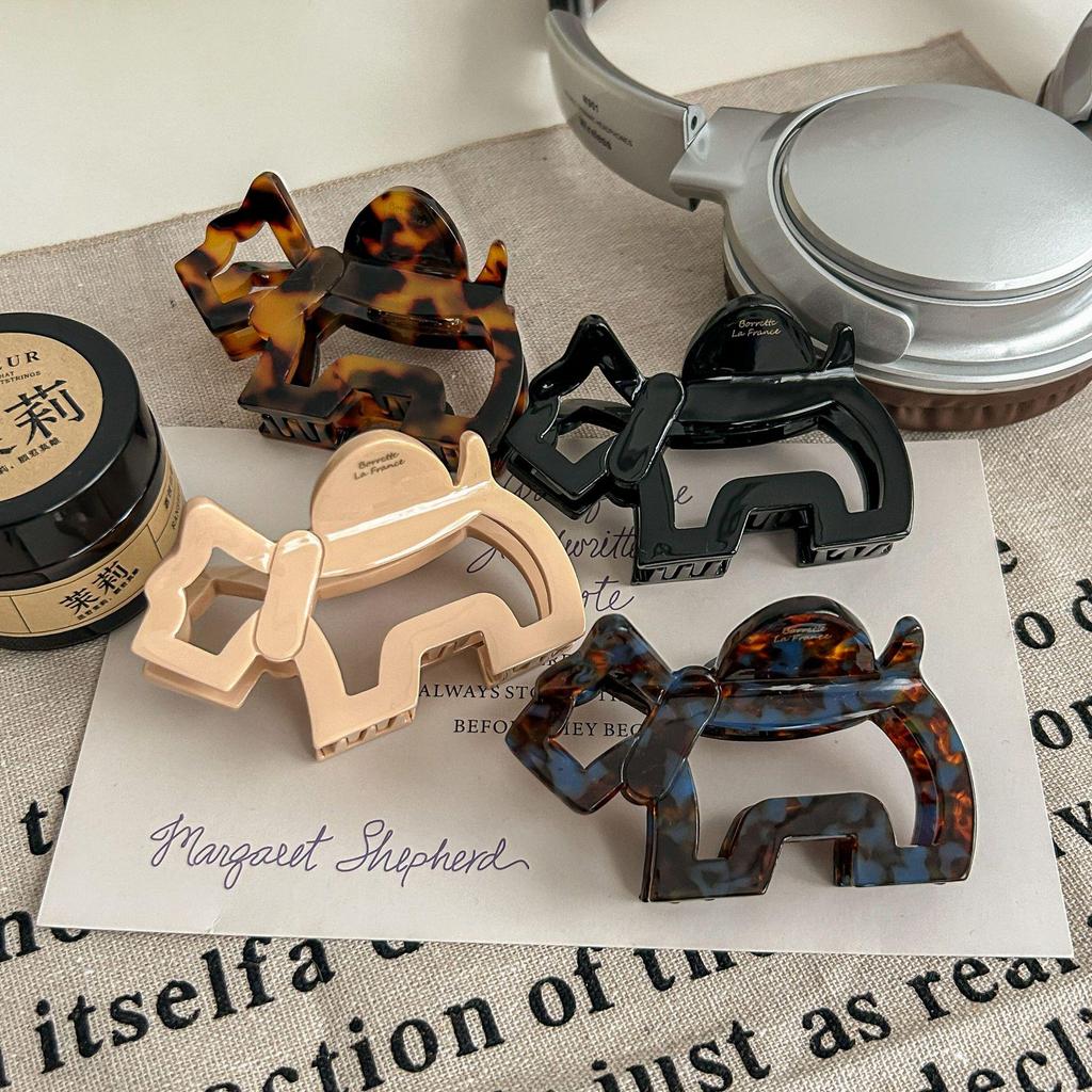 Rose Liu Yifei Inspired Cartoon Puppy Hair Clip Updo Claw