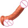 Realistisches Silikon-Dildo und Analplug-Kombination für weibliche Masturbation