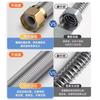 304 Stainless Steel 20-200cm Corrugated Pipe 1/2" BSP For Bathroom Water Heater Hose And Toilet Woven Explosion-Proof Water Pipe